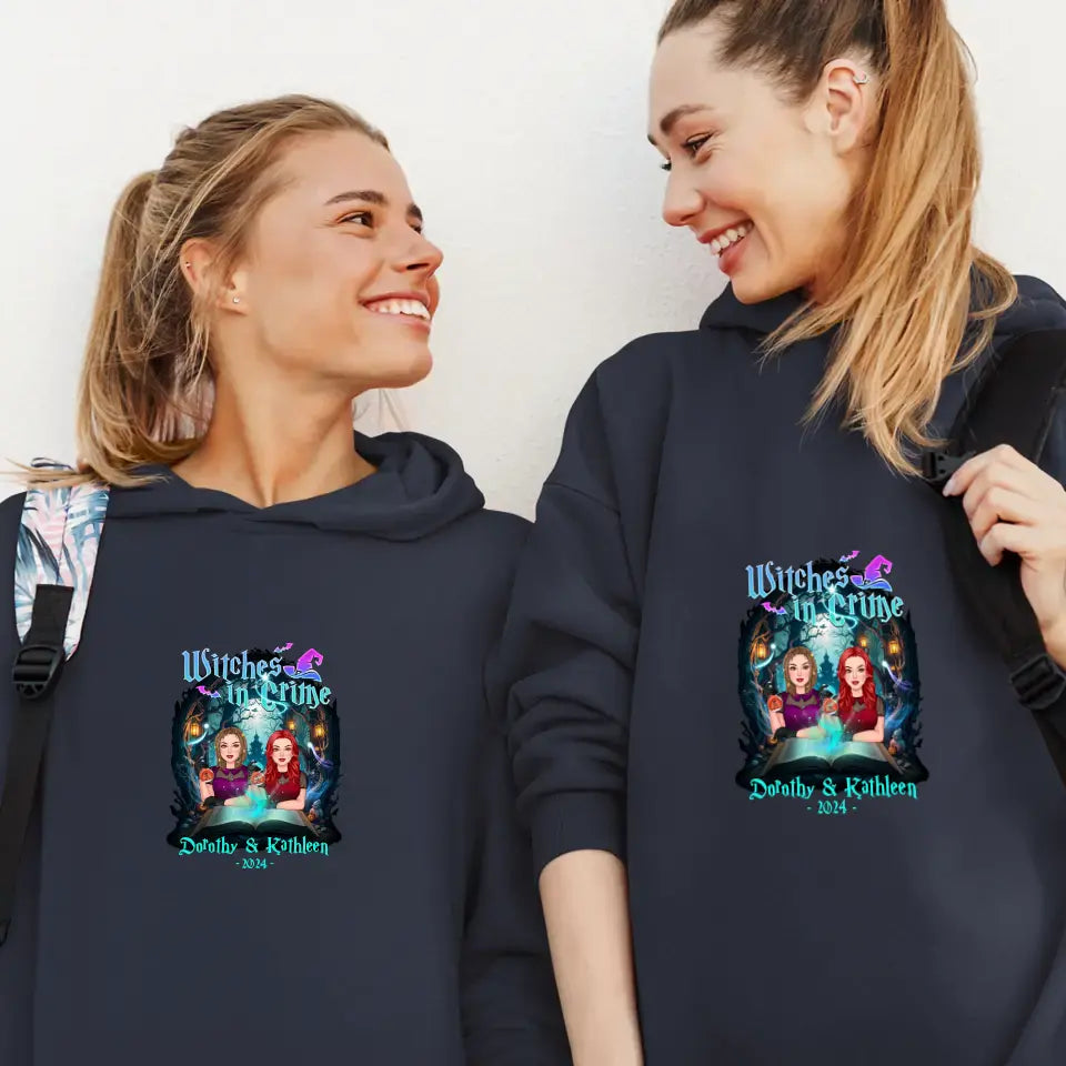 Witches In Crime - Custom Anniversary Year - Personalized Gifts For Bestie - T-shirt