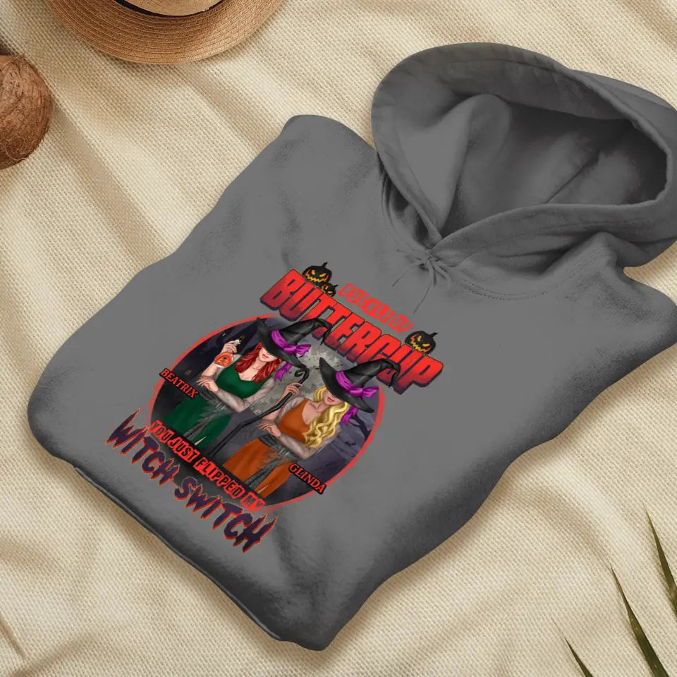 Buckle Up Buttercup - Custom Name - Personalized Gifts For Bestie - Sweater