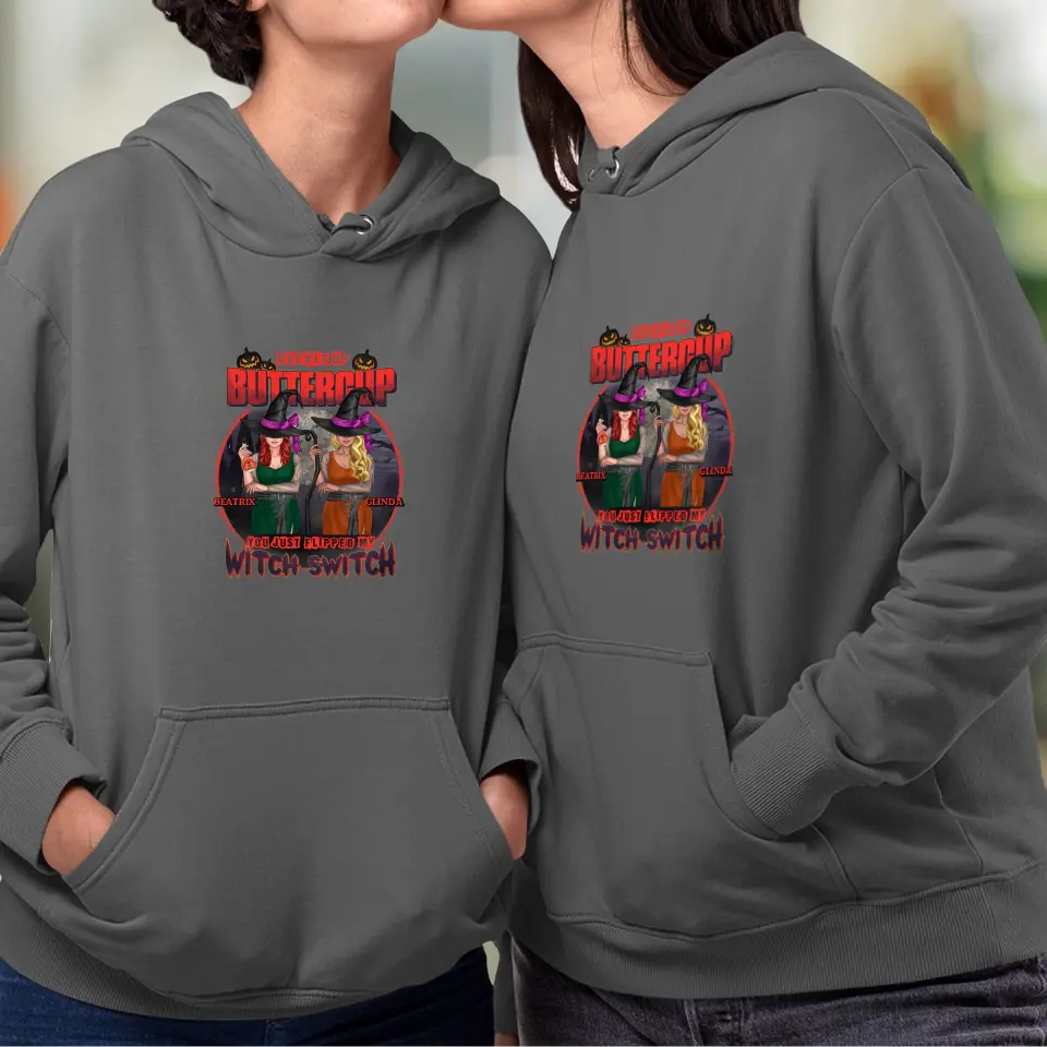 Buckle Up Buttercup - Custom Name - Personalized Gifts For Bestie - Sweater