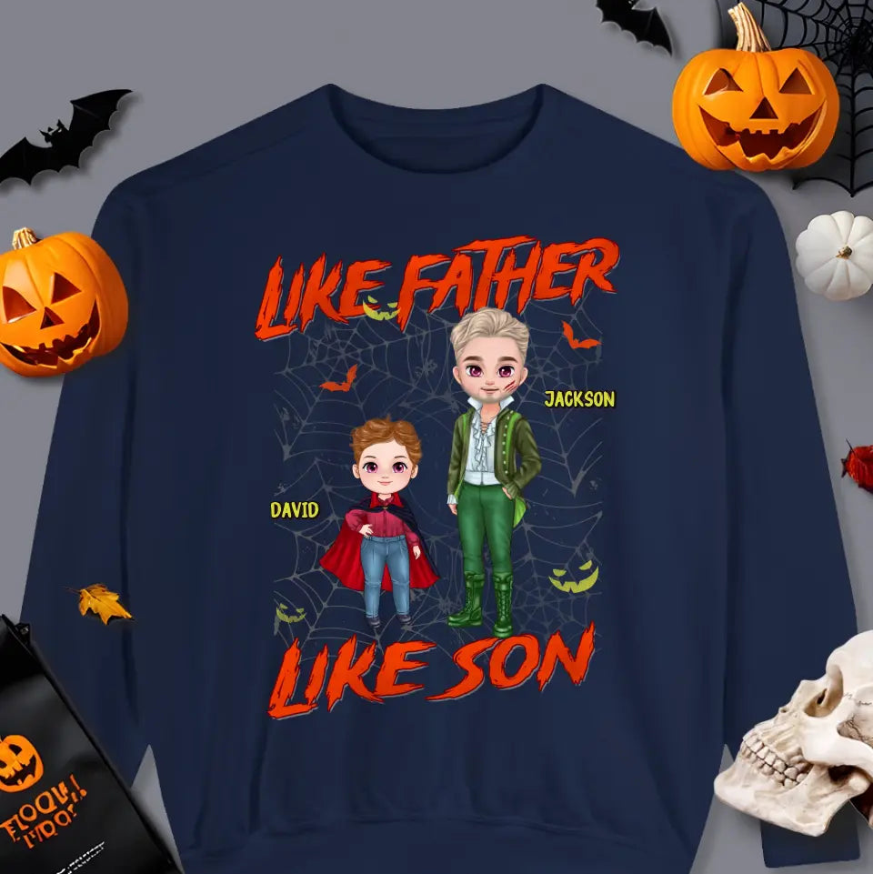 Like Father Like Son - Custom Photo - Personalized Gifts For Dad - Sweater