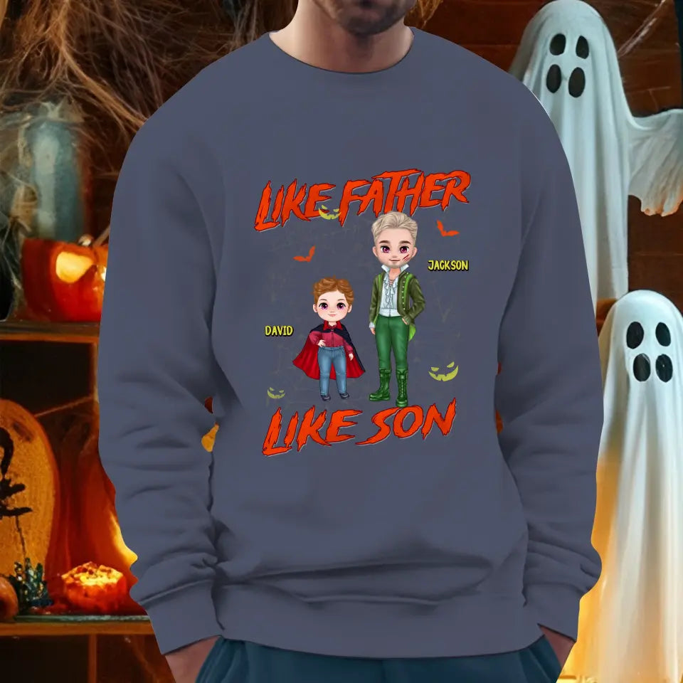 Like Father Like Son - Custom Photo - Personalized Gifts For Dad - Sweater