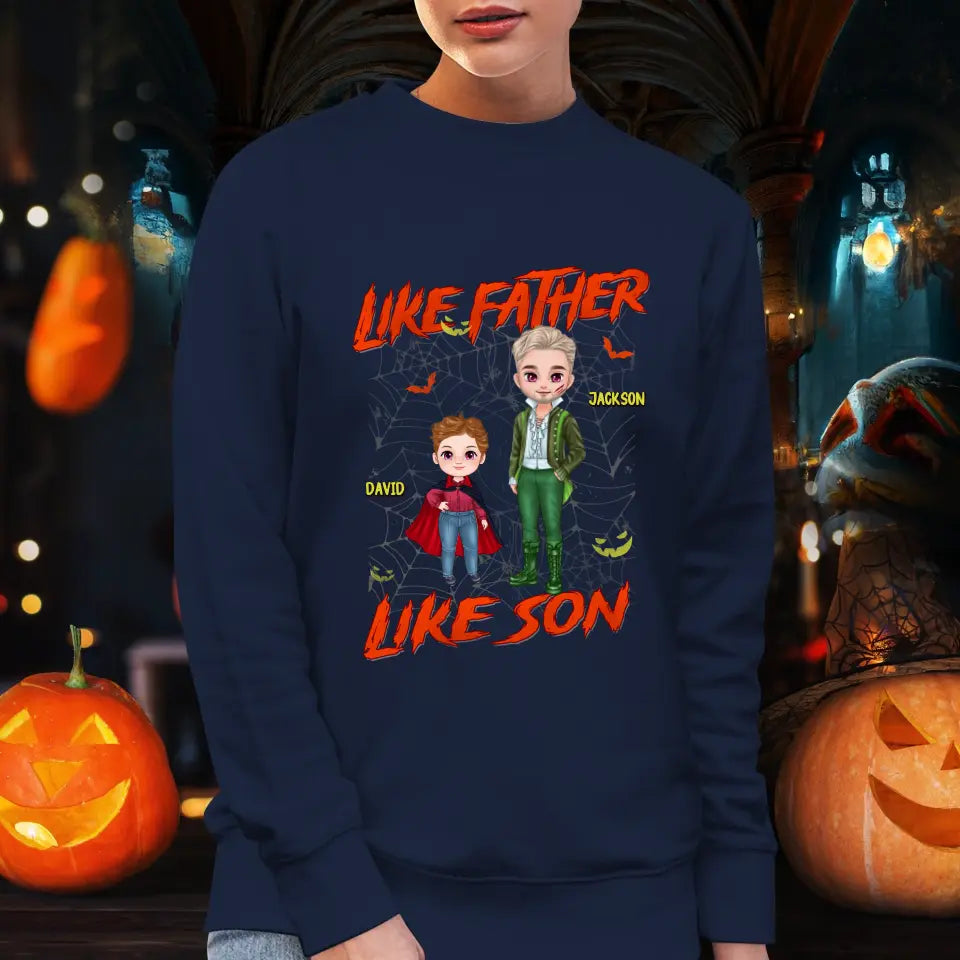 Like Father Like Son - Custom Photo - Personalized Gifts For Dad - Sweater