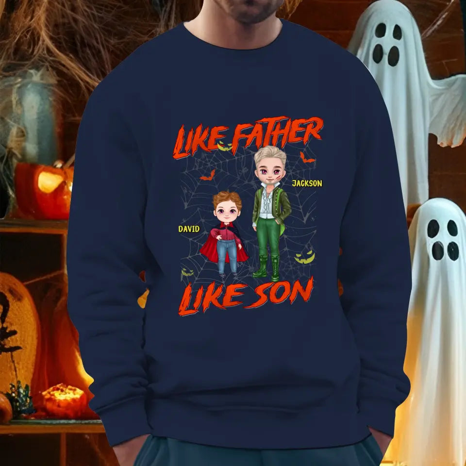 Like Father Like Son - Custom Photo - Personalized Gifts For Dad - Sweater