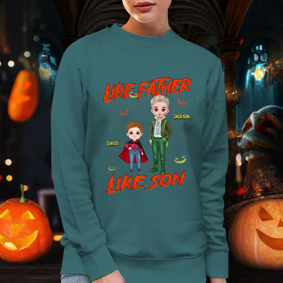 Like Father Like Son - Custom Photo - Personalized Gifts For Dad - Sweater