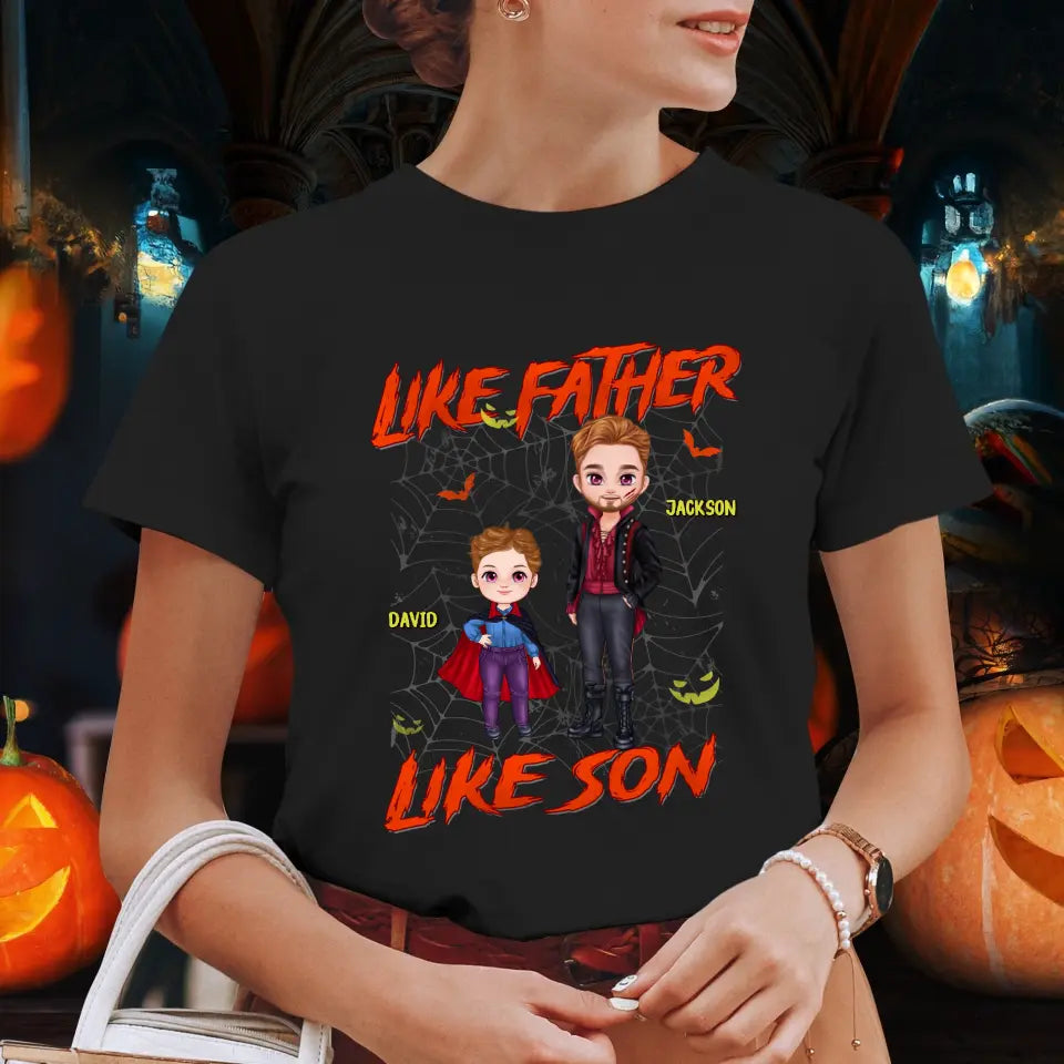 Like Father Like Son - Custom Photo - Personalized Gifts For Dad - Sweater