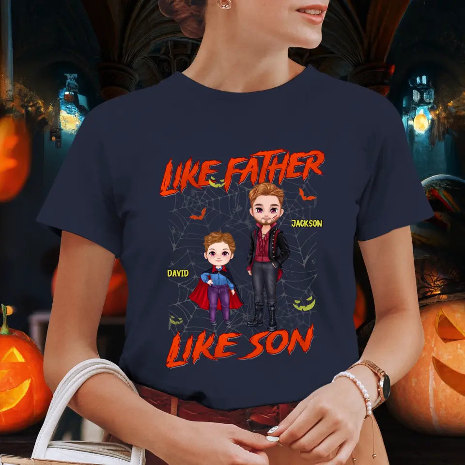 Like Father Like Son - Custom Photo - Personalized Gifts For Dad - Sweater