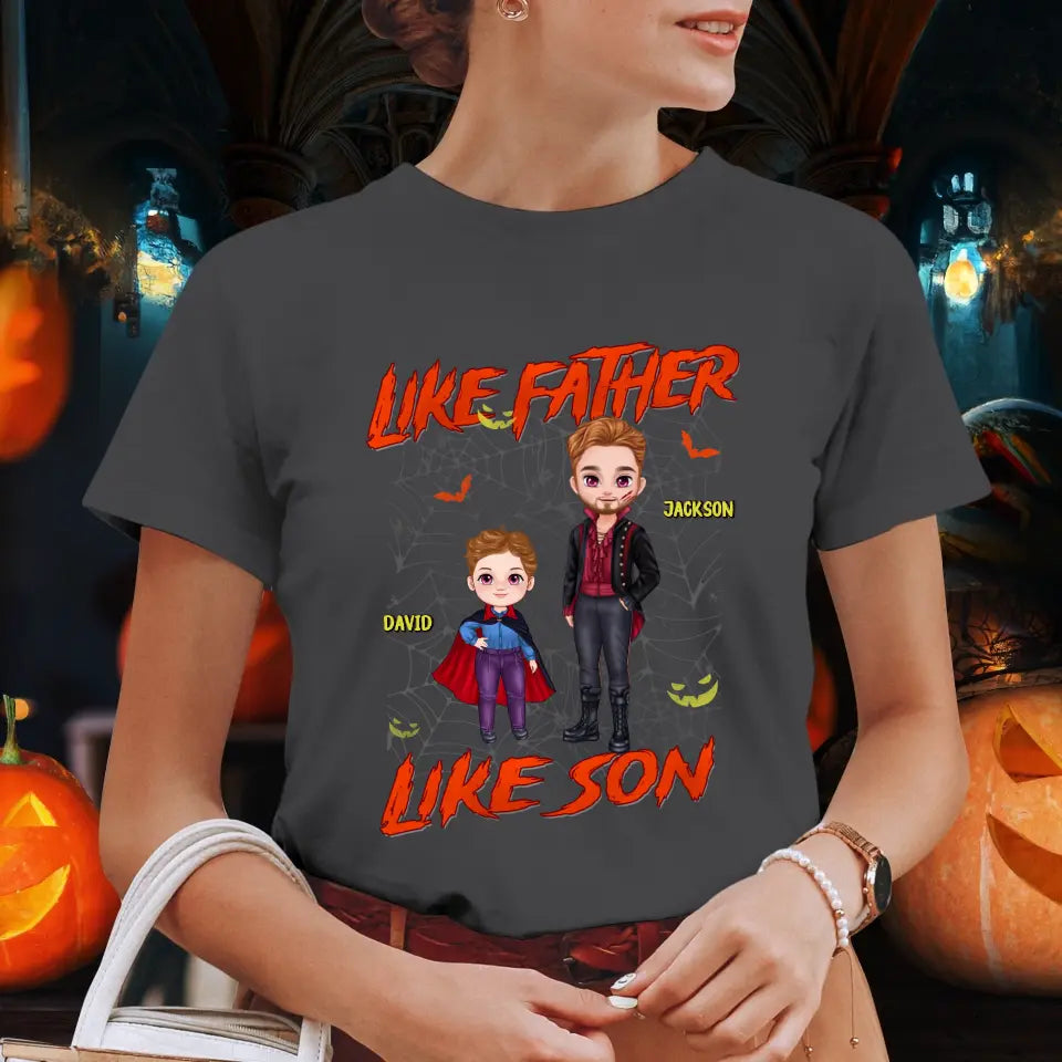 Like Father Like Son - Custom Photo - Personalized Gifts For Dad - Sweater