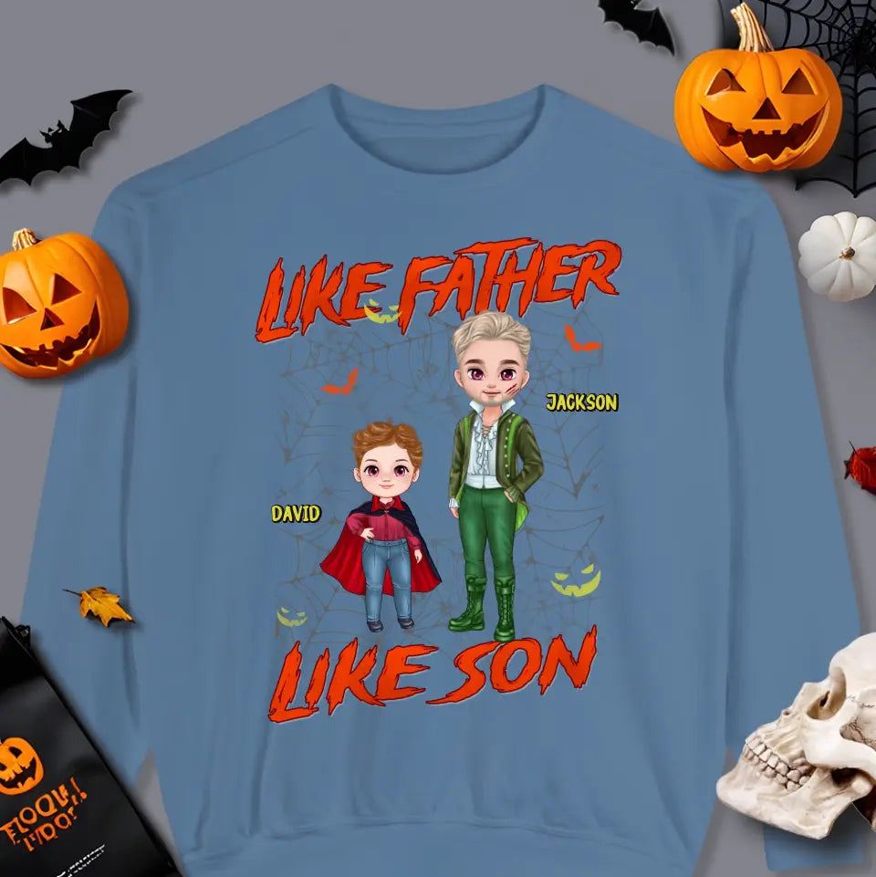 Like Father Like Son - Custom Photo - Personalized Gifts For Dad - Hoodie