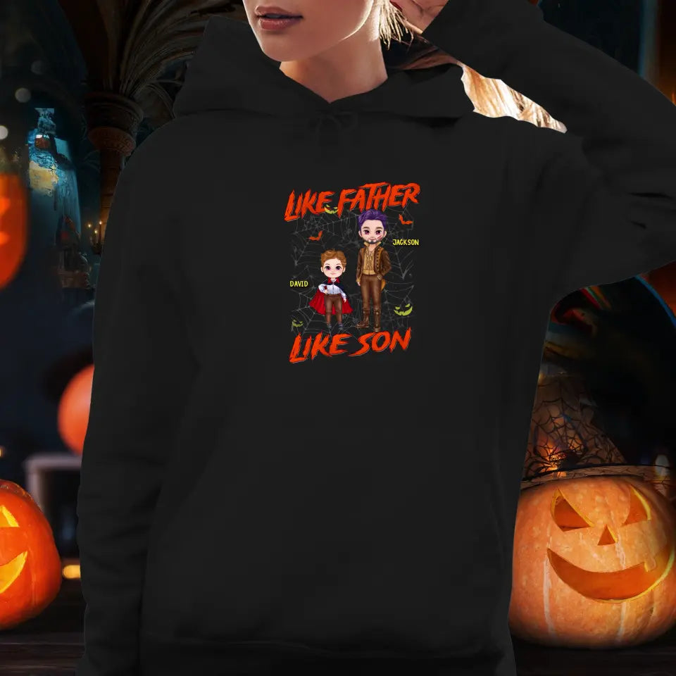 Like Father Like Son - Custom Photo - Personalized Gifts For Dad - Hoodie