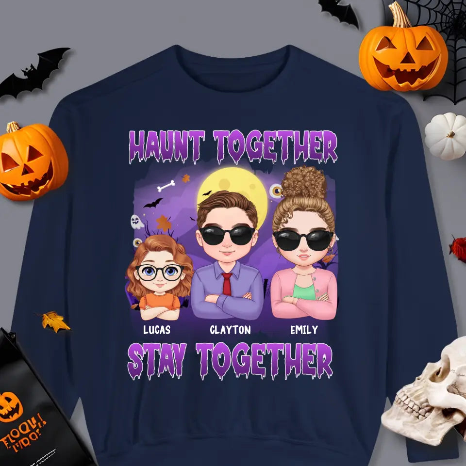 Haunt Together Stay Together - Custom Name - Personalized Gifts For Mom - Sweater