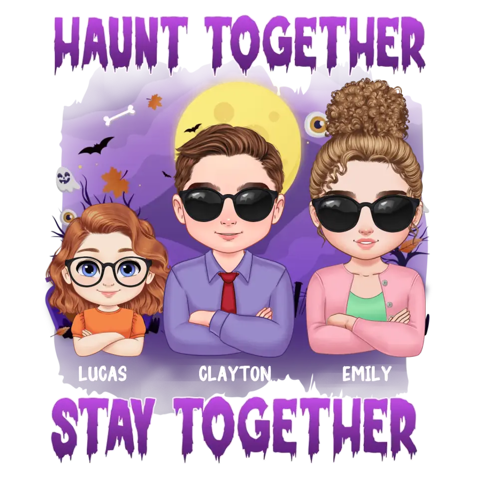 Haunt Together Stay Together - Custom Name - Personalized Gifts For Mom - Sweater