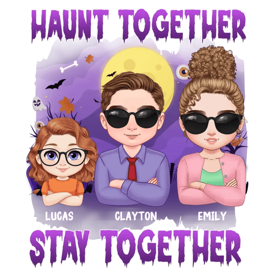 Haunt Together Stay Together - Custom Name - Personalized Gifts For Mom - Sweater
