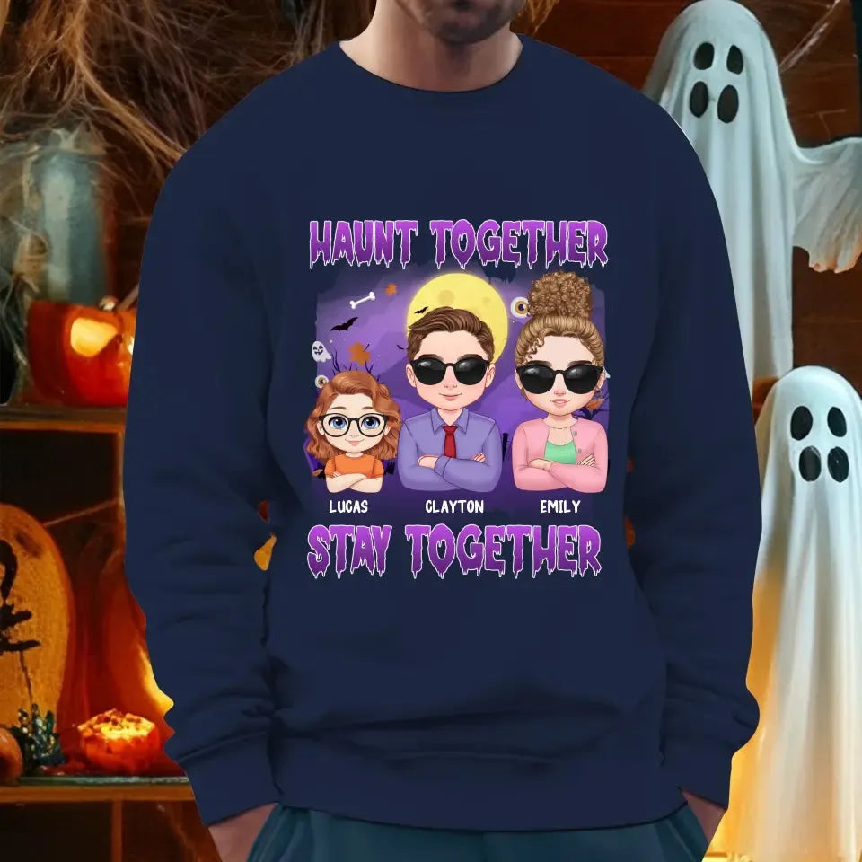 Haunt Together Stay Together - Custom Name - Personalized Gifts For Mom - Hoodie