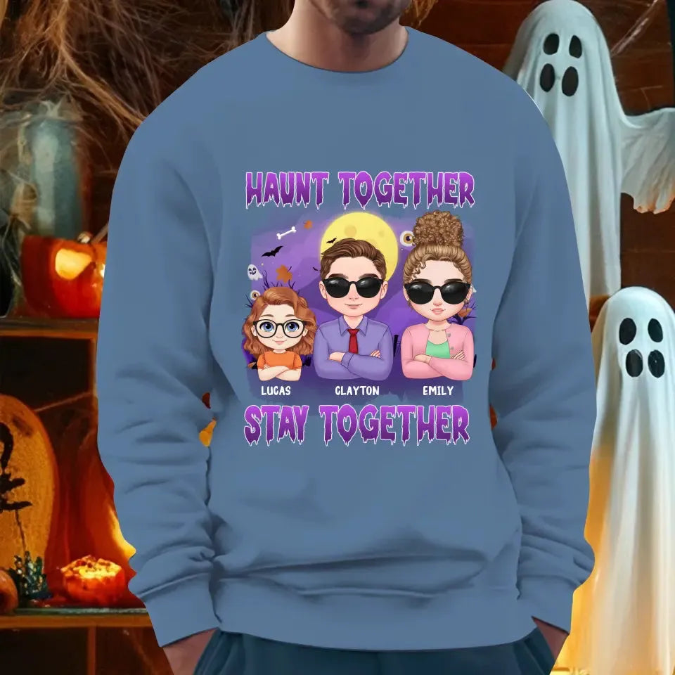 Haunt Together Stay Together - Custom Name - Personalized Gifts For Mom - Hoodie