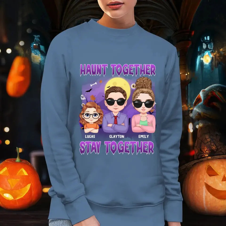 Haunt Together Stay Together - Custom Name - Personalized Gifts For Mom - Hoodie