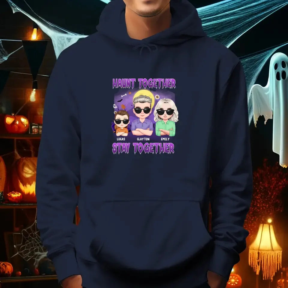 Haunt Together Stay Together - Custom Name - Personalized Gifts For Mom - Hoodie