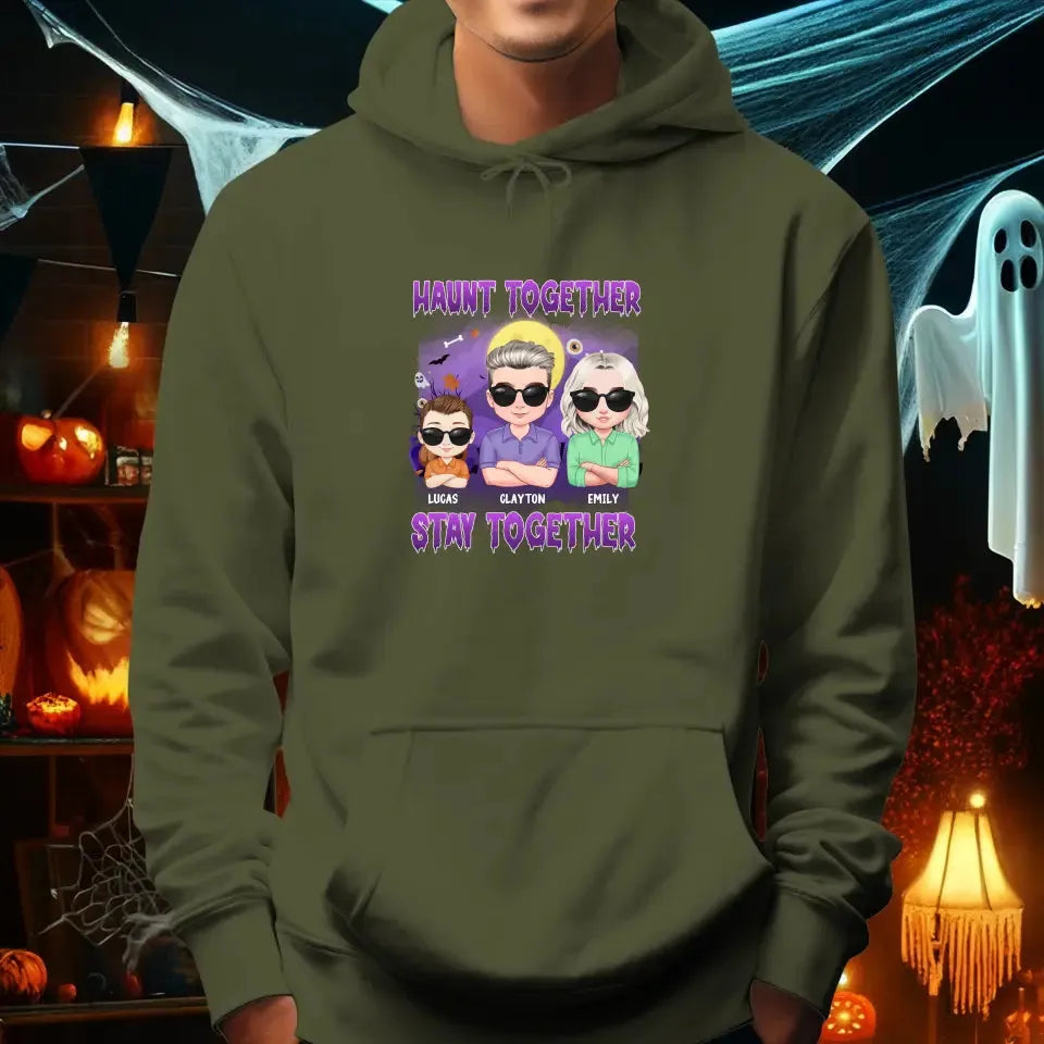 Haunt Together Stay Together - Custom Name - Personalized Gifts For Mom - Hoodie