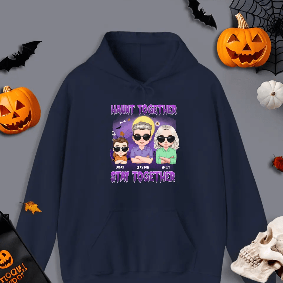 Haunt Together Stay Together - Custom Name - Personalized Gifts For Mom - Hoodie