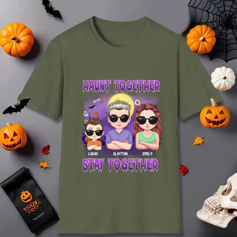 Haunt Together Stay Together - Custom Name - Personalized Gifts For Mom - Hoodie