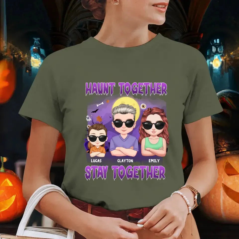 Haunt Together Stay Together - Custom Name - Personalized Gifts For Mom - Hoodie