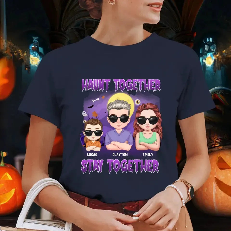 Haunt Together Stay Together - Custom Name - Personalized Gifts For Mom - Hoodie