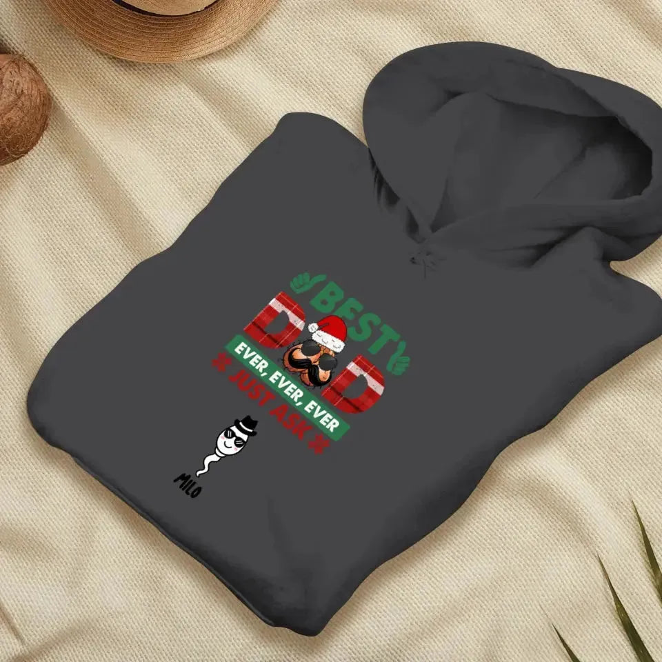 Best Dad Ever, Ever - Custom Name - Personalized Gifts For Dad - Sweater