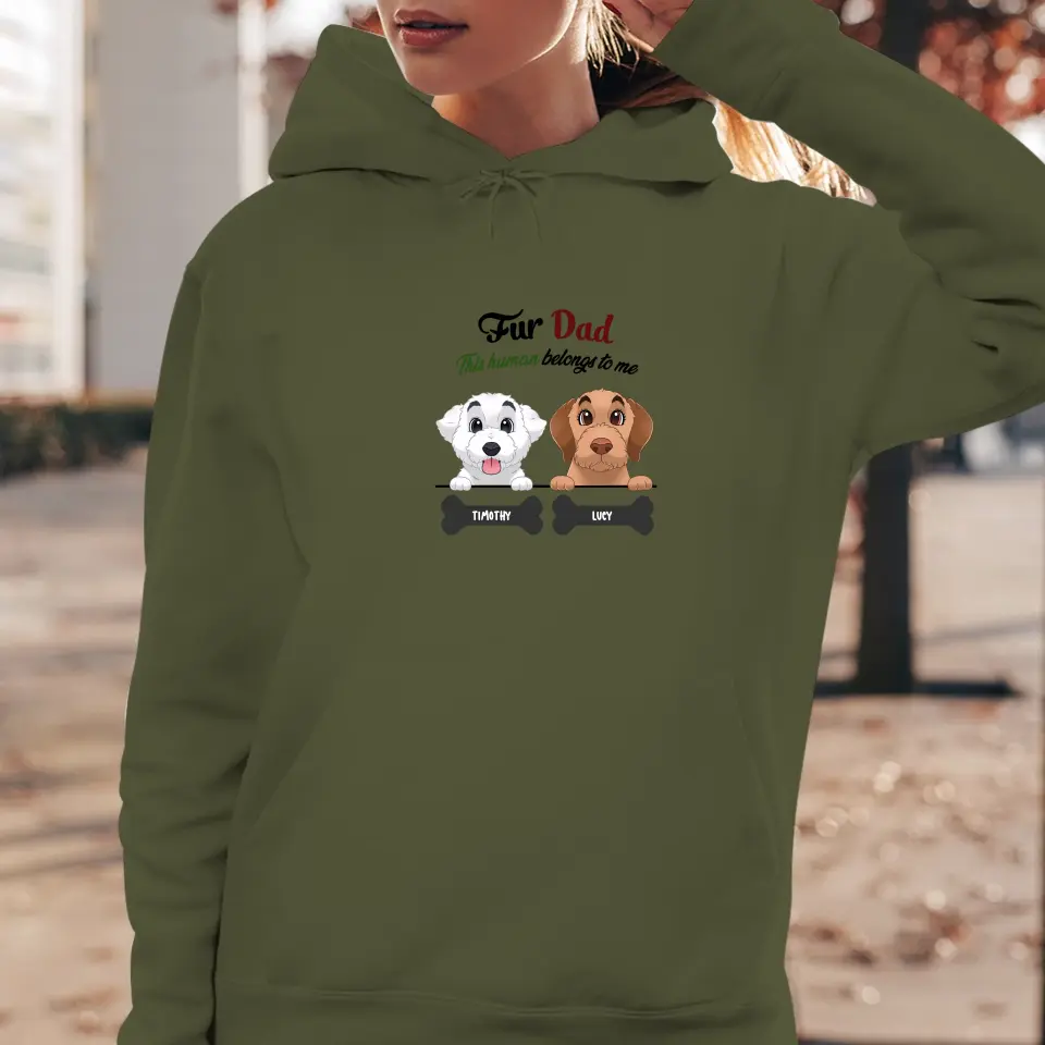 Fur Mom - Personalized  Hoodie