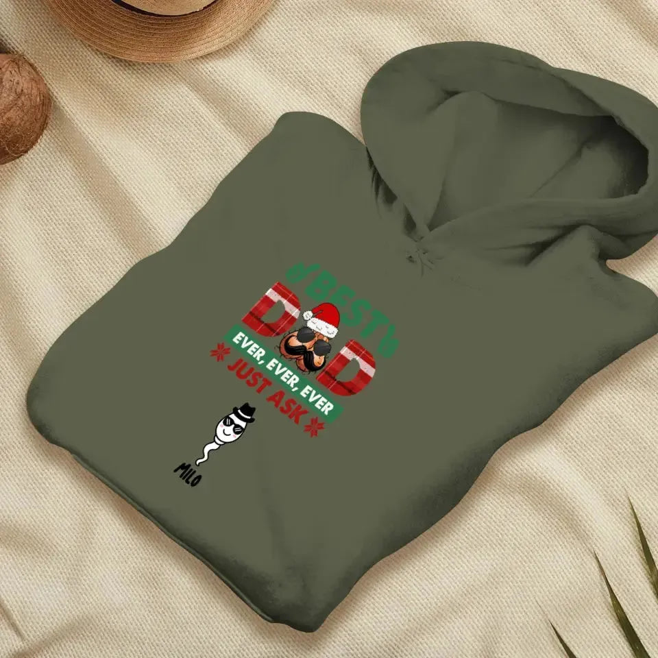 Best Dad Ever, Ever - Custom Name - Personalized Gifts For Dad - Sweater