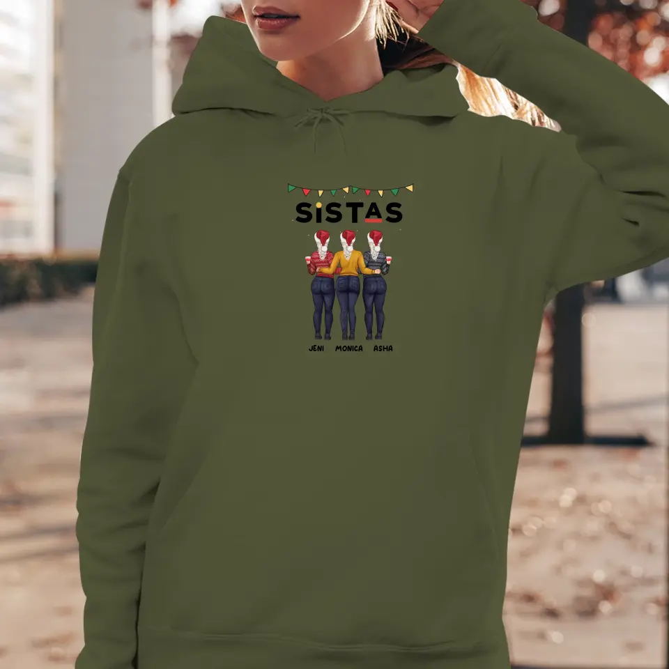 Sisters - Custom Quote - Personalized  Gifts For Besties - Sweater