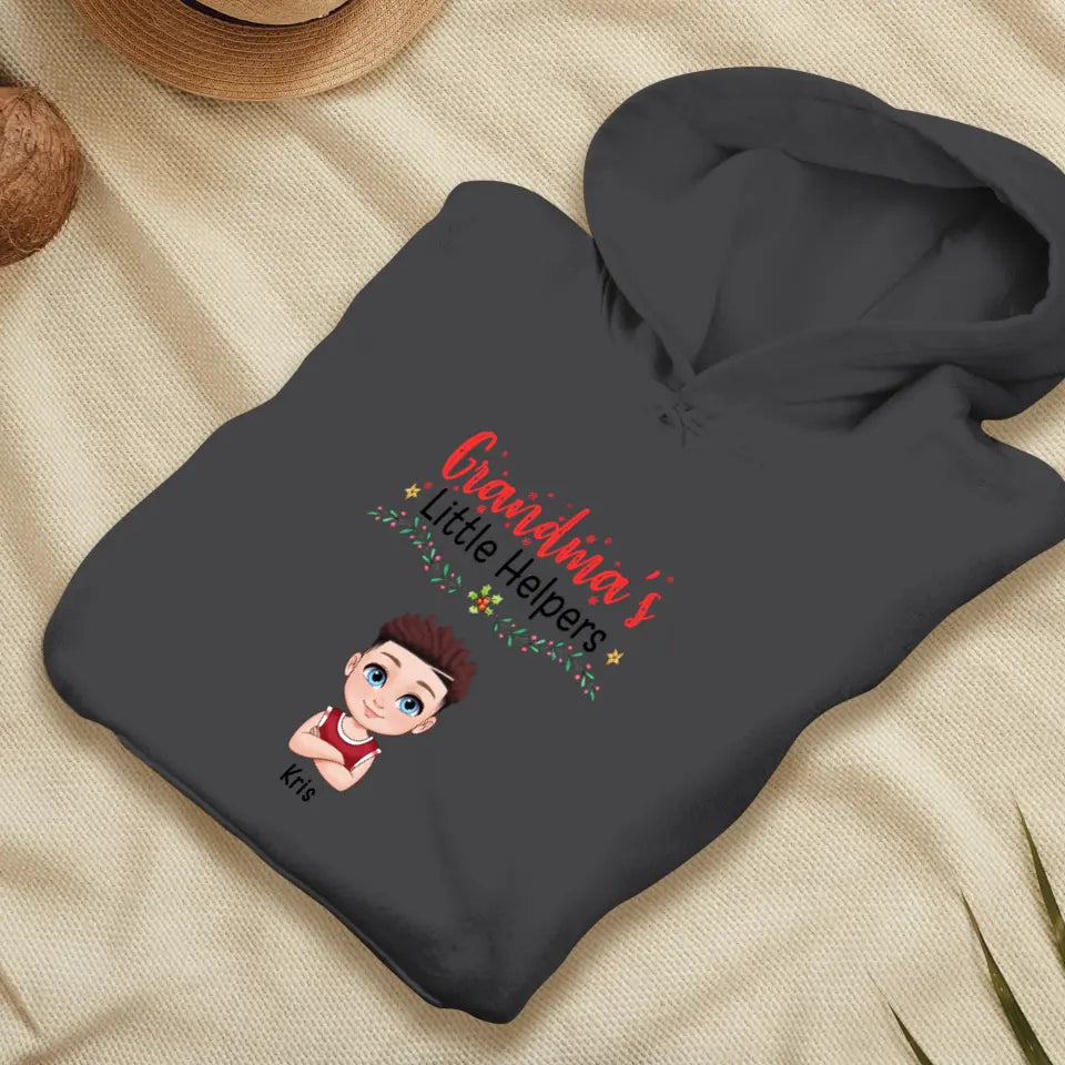 Grandma's Helpers - Personalized Gifts For Grandparents - Unisex T-shirt