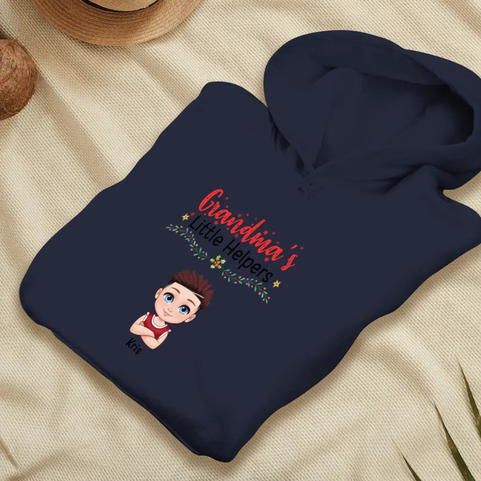 Grandma's Helpers - Personalized Gifts For Grandparents - Unisex T-shirt