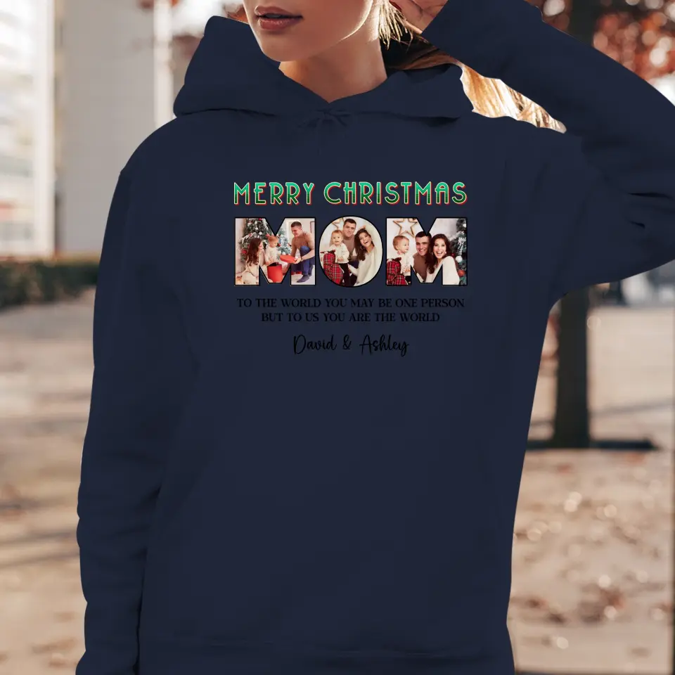 Merry Christmas Mommy - Custom Name - Personalized Gifts For Mom - Sweater