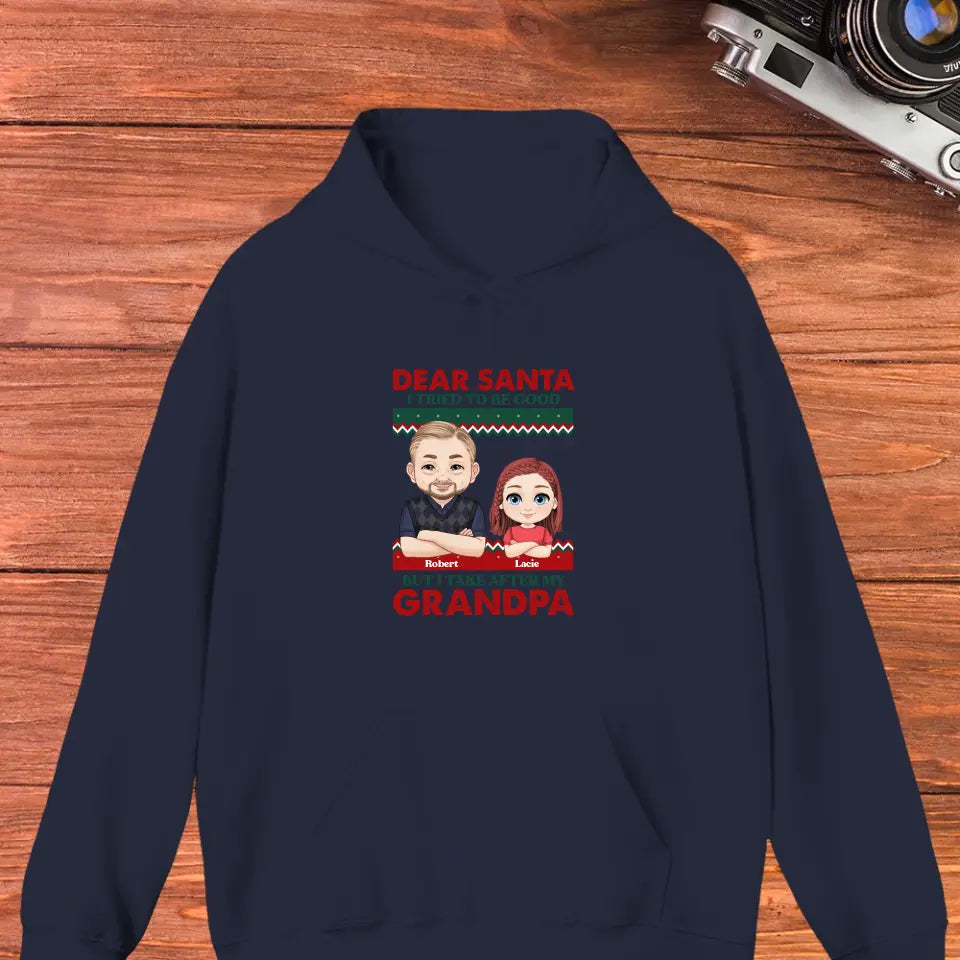 Dear Santa - Custom Quote - Personalized Gifts For Grandparents - T-shirt