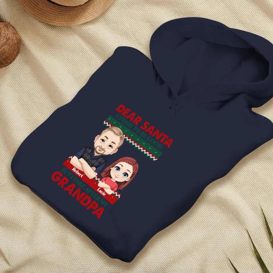 Dear Santa - Custom Quote - Personalized Gifts For Grandparents - T-shirt