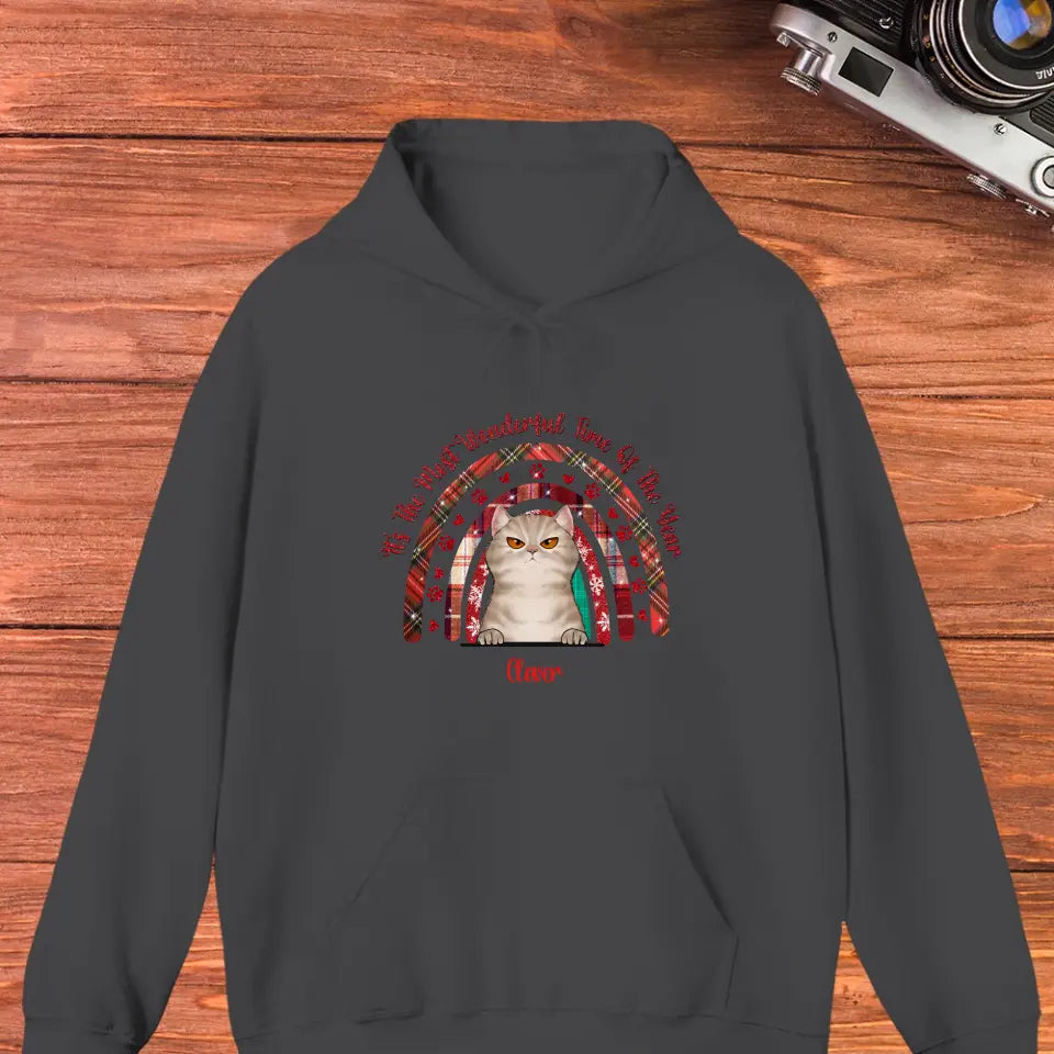 It's The Most Wonderful Time - Custom Name - Personalized Gifts For Cat Lovers - T-shirt