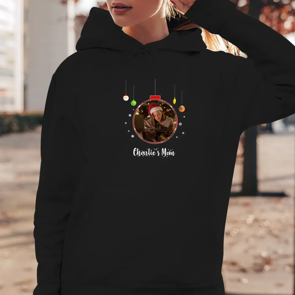 Christmas Ornament - Custom Photo - Personalized Gifts For Dog Lovers - T-shirt