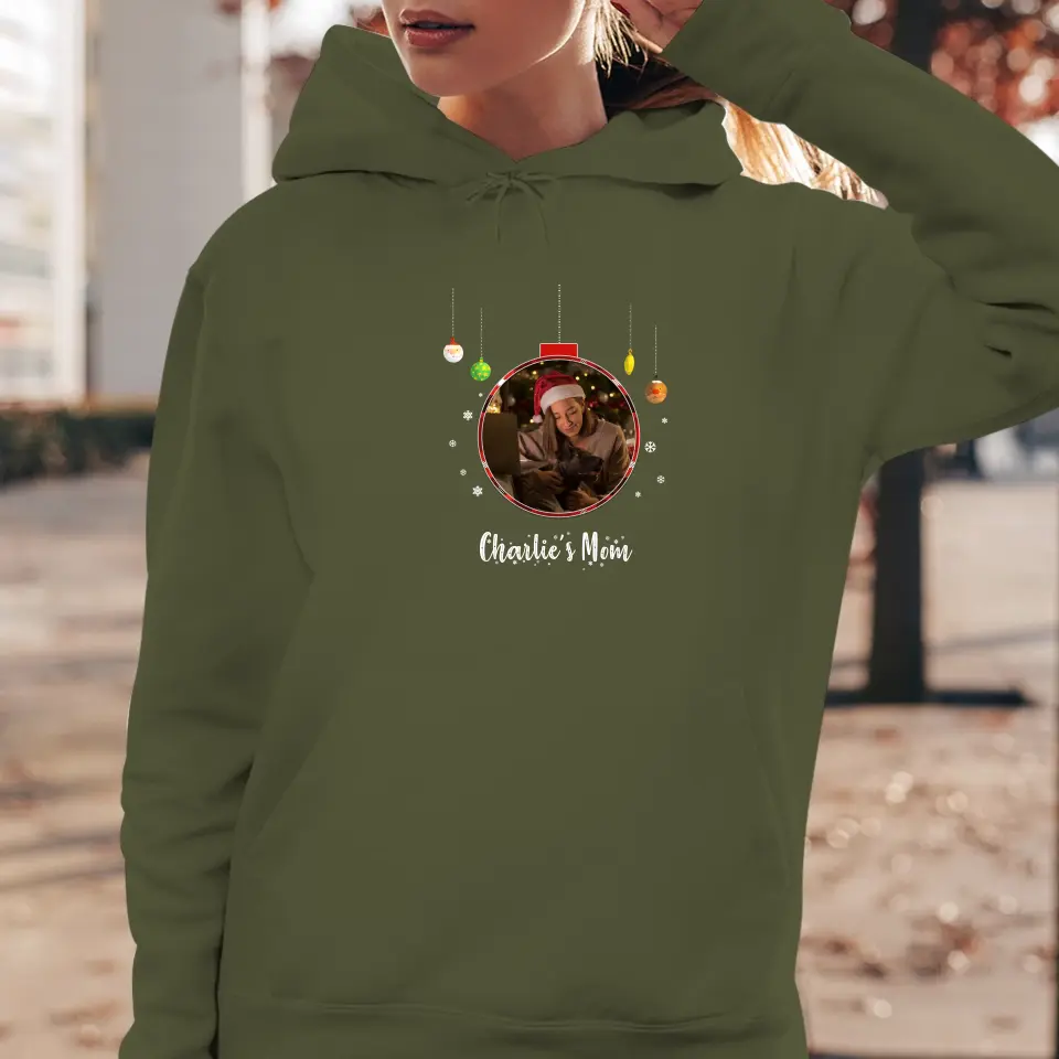 Christmas Ornament - Custom Photo - Personalized Gifts For Dog Lovers - T-shirt