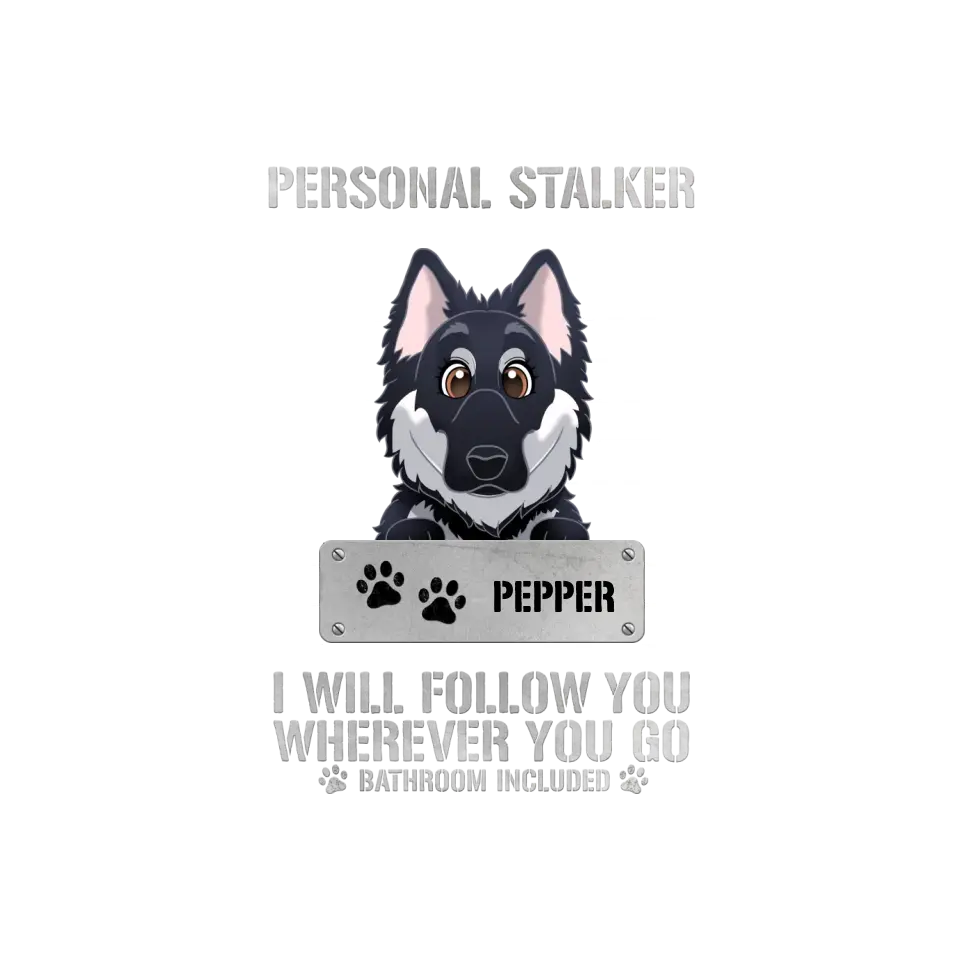 Personal Stalker - Custom Pet - Personalized Gifts for Dog Lovers - Unisex Sweater