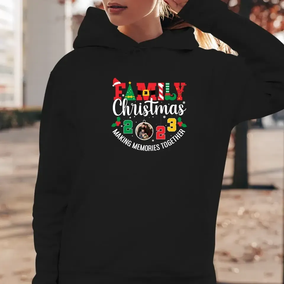 Family Christmas 2023 - Custom Photo - Personalized Gifts for Family - Sweater