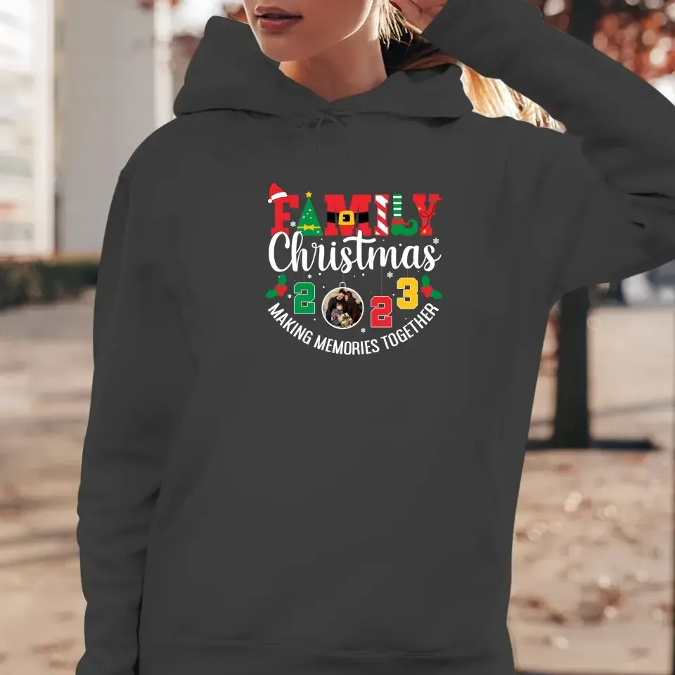 Family Christmas 2023 - Custom Photo - Personalized Gifts for Family - Sweater