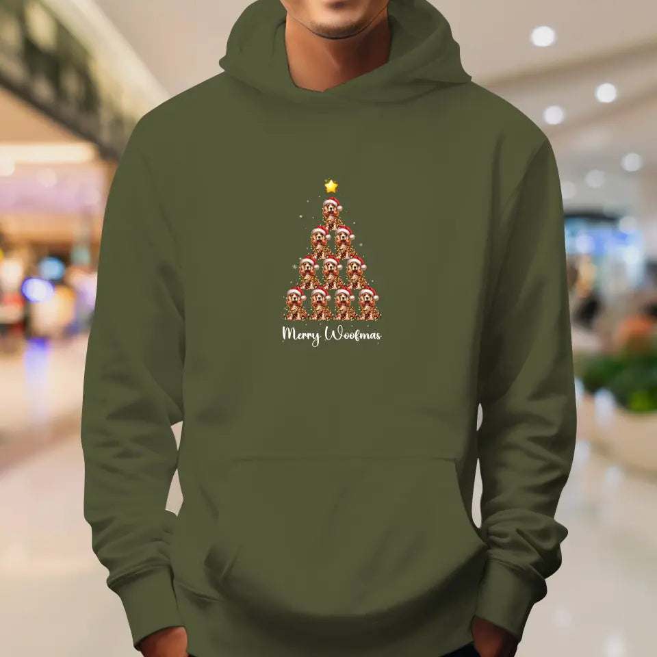 Dog Christmas Tree - Custom Quote - Personalized Gifts For Dog Lovers - T-shirt