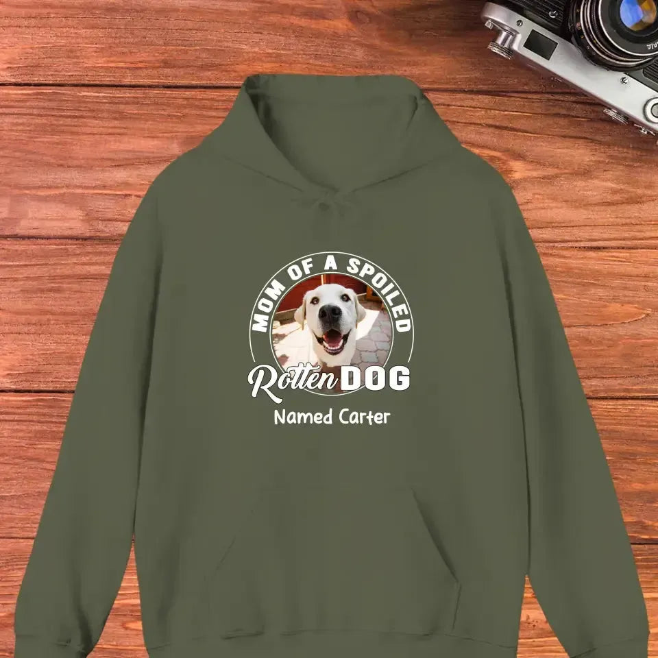 Spoiled Rotten - Custom Photo - Personalized Gifts for Dog Lovers - Unisex Sweater