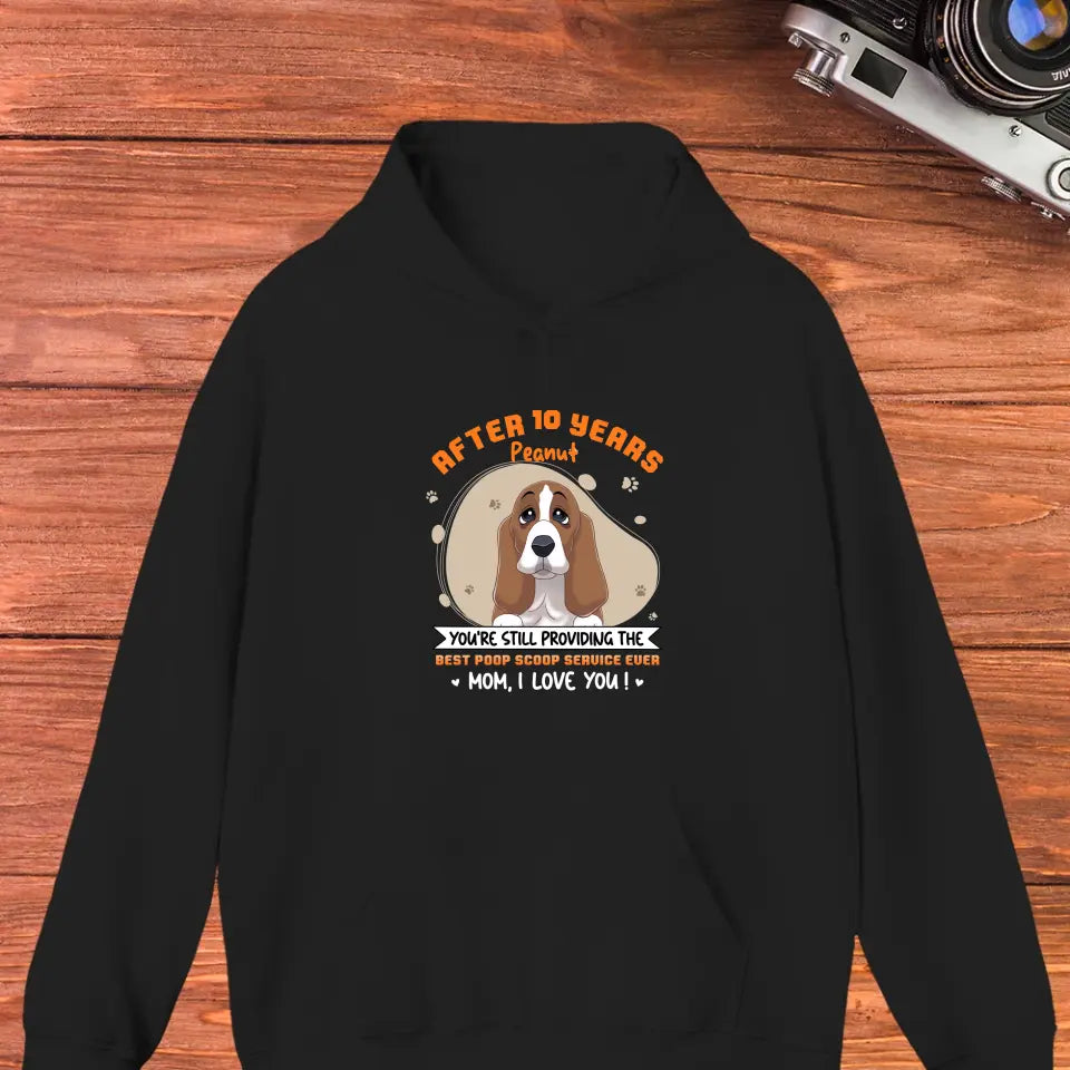 Best Poop Scoop Service - Custom Quote - Personalized Gifts for Dog Lovers - Unisex Sweater