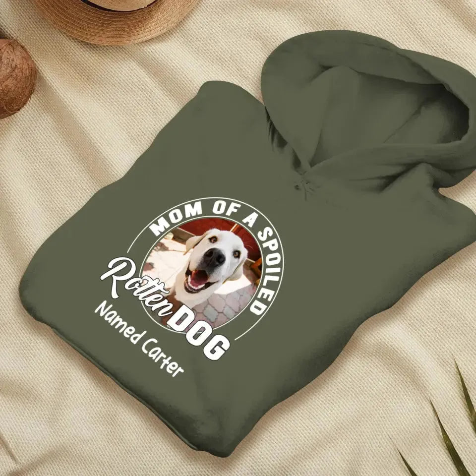 Spoiled Rotten - Custom Photo - Personalized Gifts for Dog Lovers - Unisex Sweater