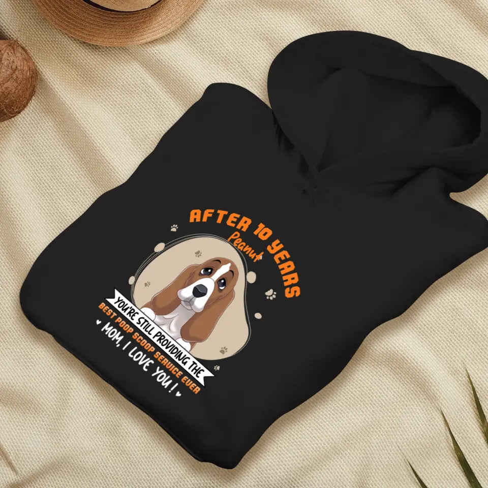 Best Poop Scoop Service - Custom Quote - Personalized Gifts for Dog Lovers - Unisex T-Shirt