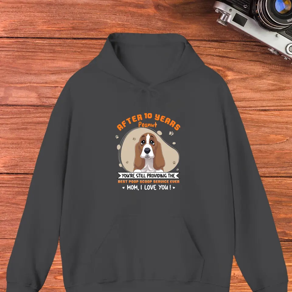 Best Poop Scoop Service - Custom Quote - Personalized Gifts for Dog Lovers - Unisex Sweater