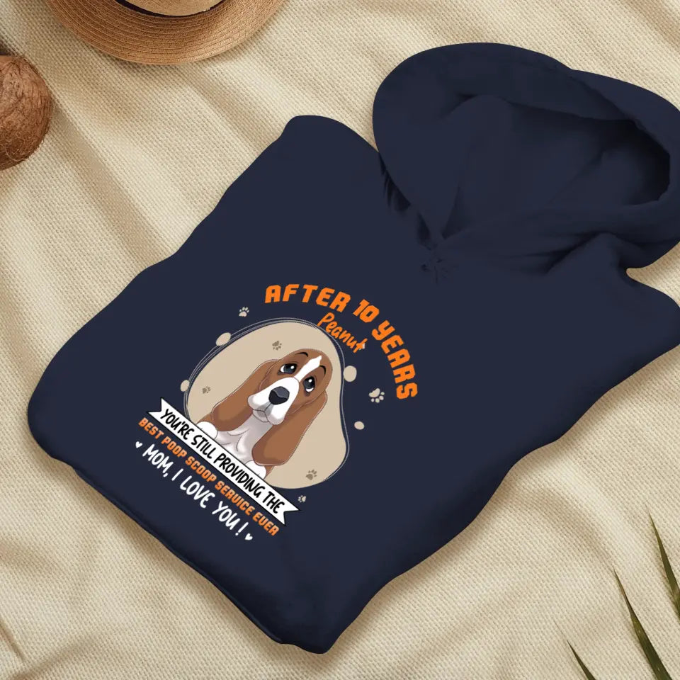 Best Poop Scoop Service - Custom Quote - Personalized Gifts for Dog Lovers - Unisex Sweater