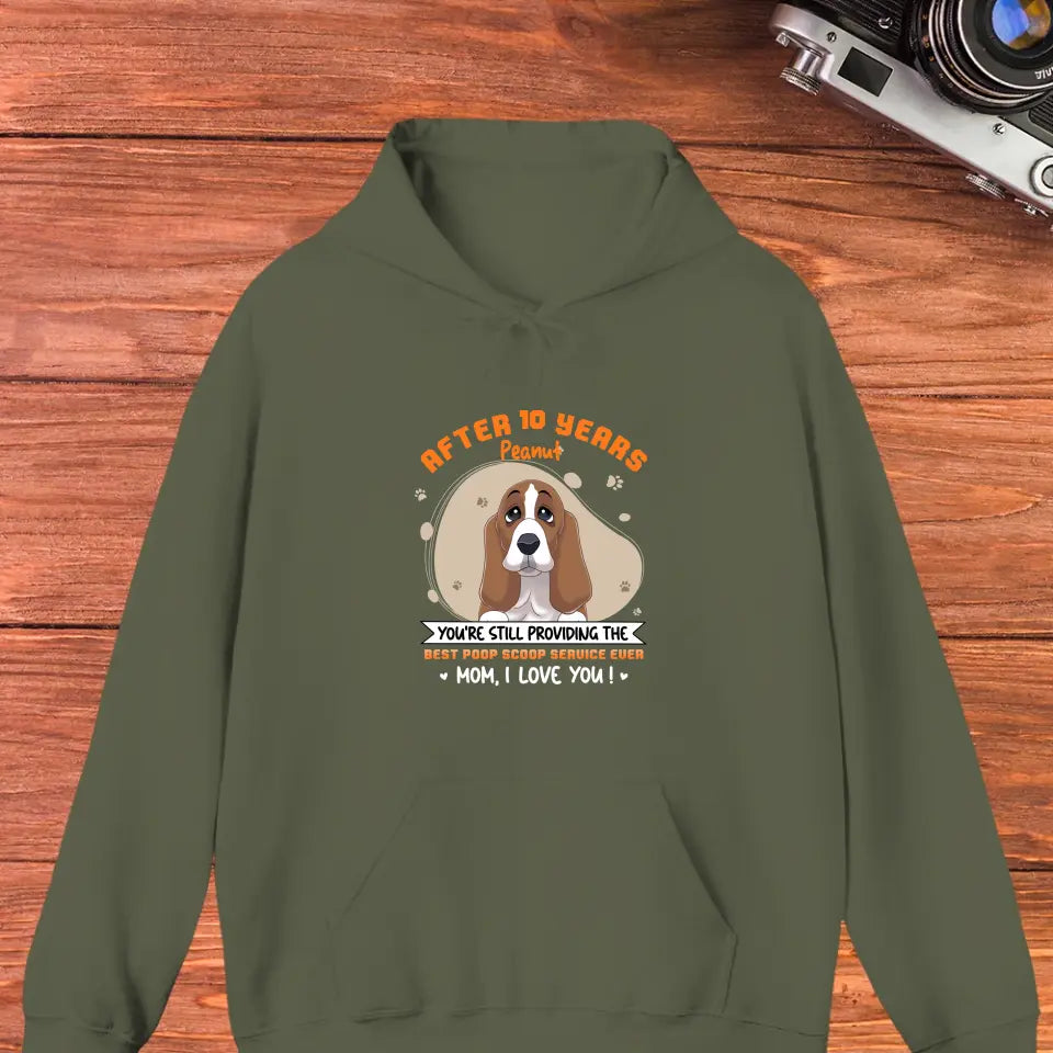 Best Poop Scoop Service - Custom Quote - Personalized Gifts for Dog Lovers - Unisex Sweater