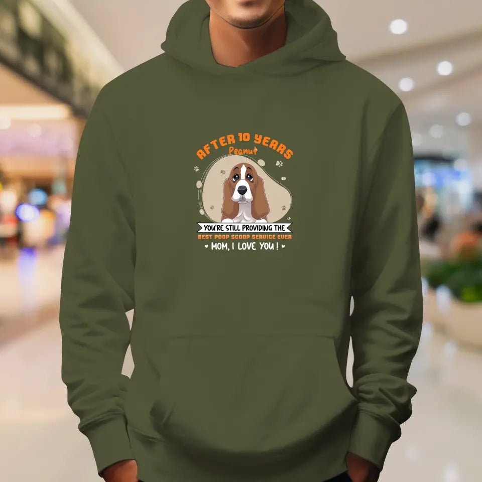 Best Poop Scoop Service - Custom Quote - Personalized Gifts for Dog Lovers - Unisex Sweater