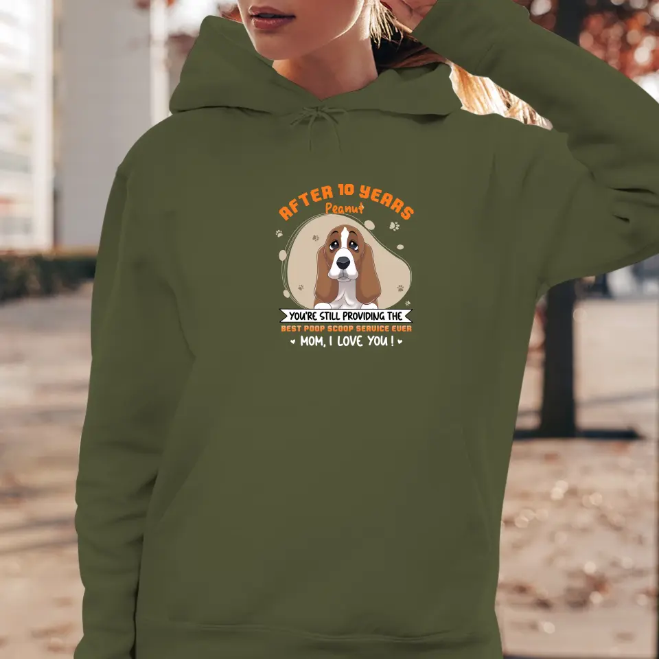 Best Poop Scoop Service - Custom Quote - Personalized Gifts for Dog Lovers - Unisex Sweater